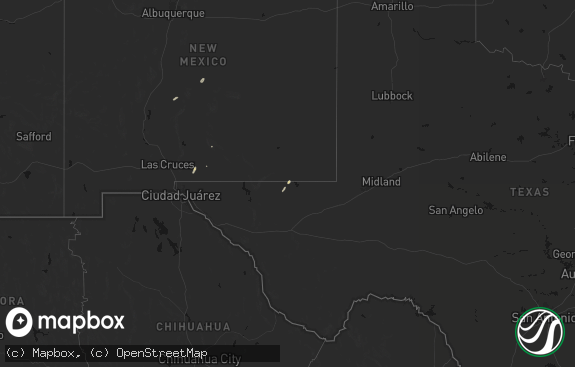 Hail map preview on 10-25-2026