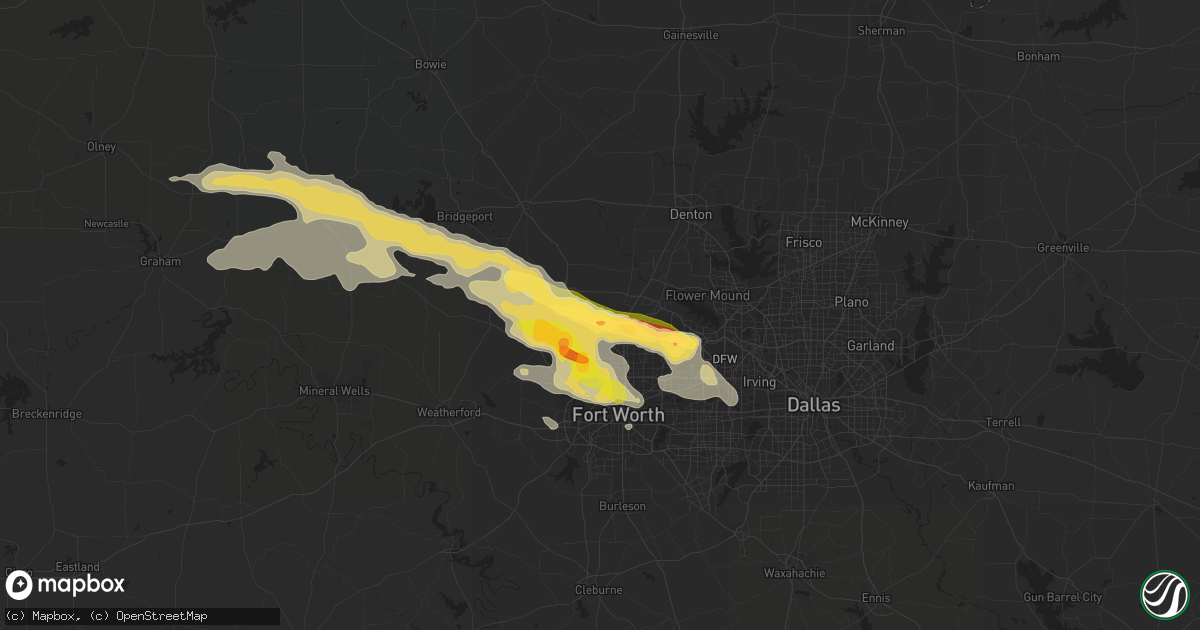 Hail map in Haslet, TX on October 26, 2013