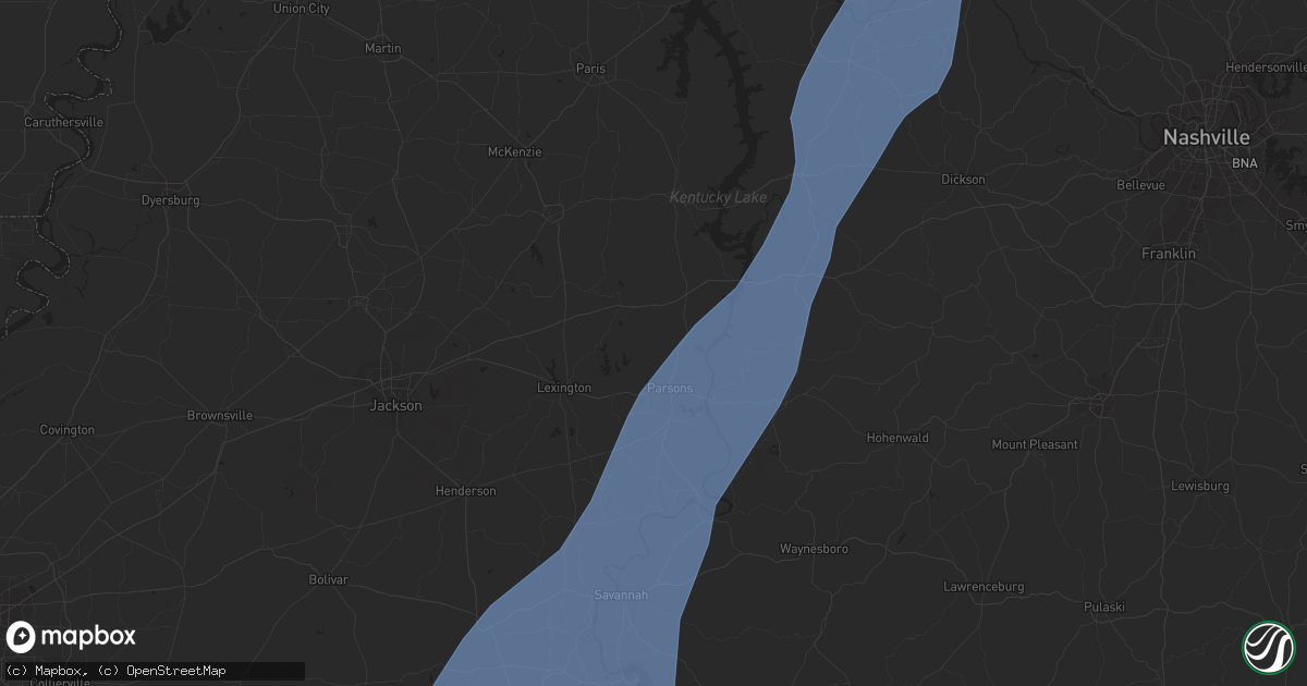 Hail map in Pontotoc, MS on October 26, 2019