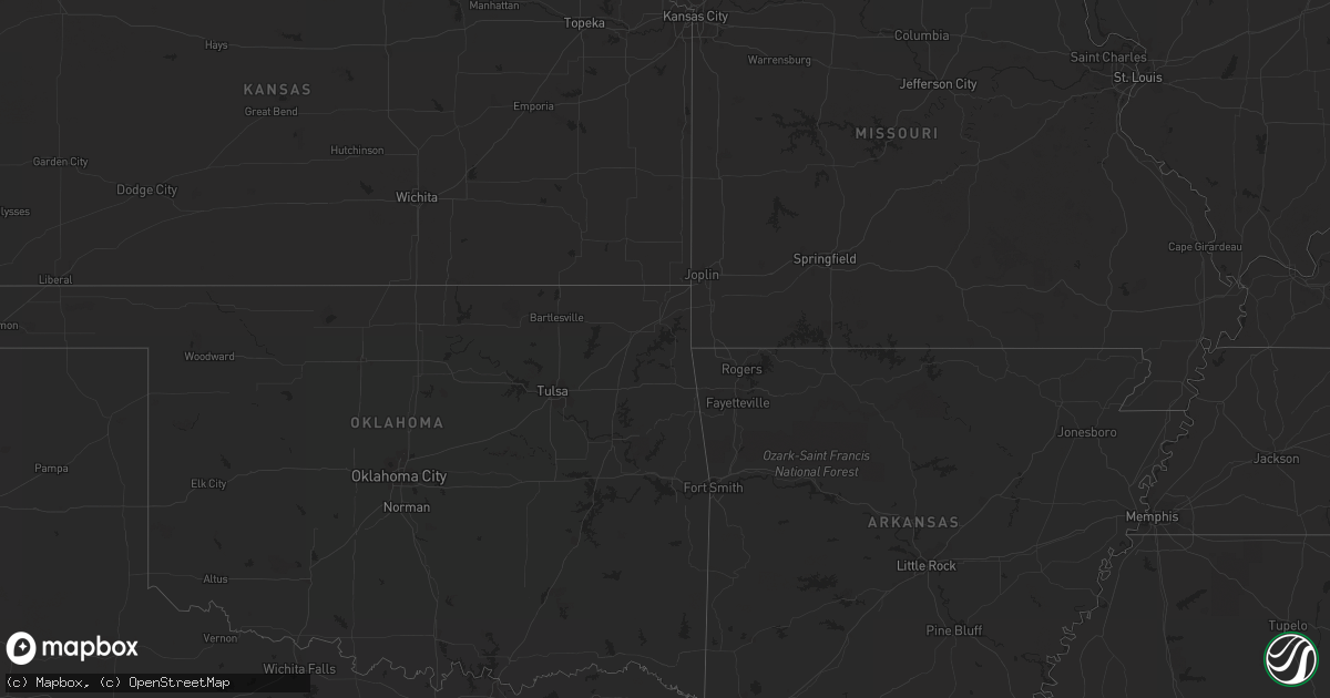 Hail map in Iowa on October 26, 2023