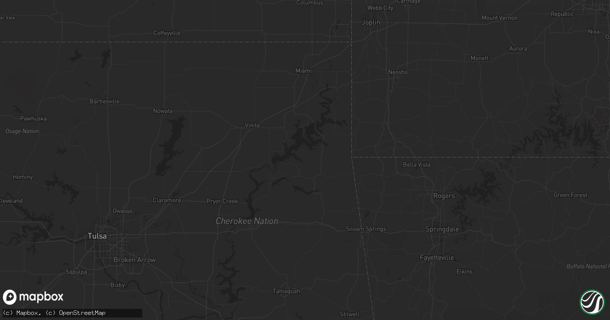 Hail map in Waucoma, IA on October 26, 2023