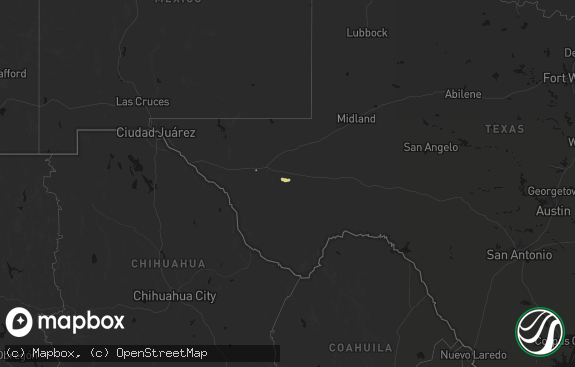 Hail map preview on 10-26-2026