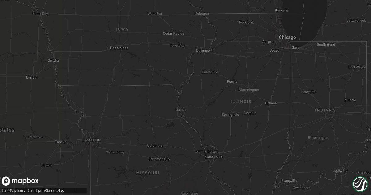 Hail map on October 27, 2014