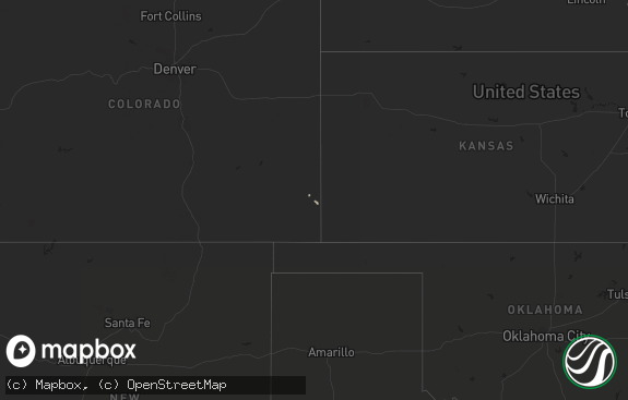 Hail map preview on 10-27-2015