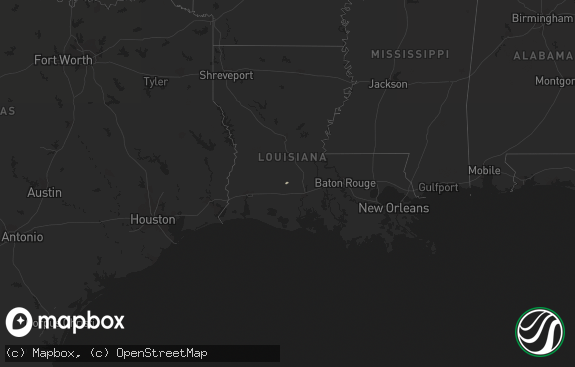 Hail map preview on 10-27-2017