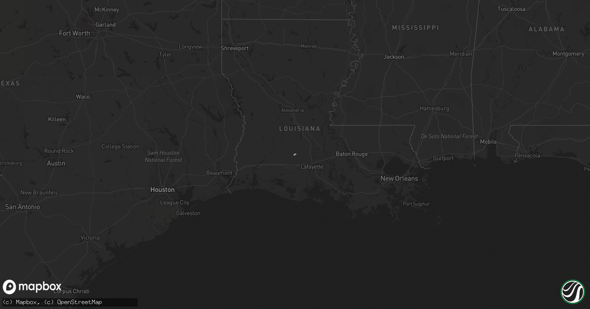 Hail map on October 27, 2017