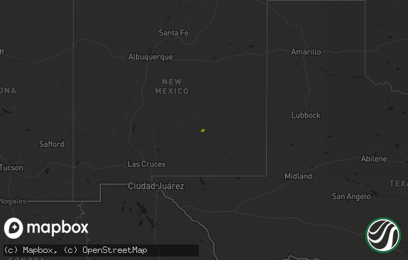 Hail map preview on 10-27-2026