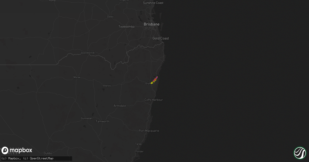 Hail map on October 28, 2024