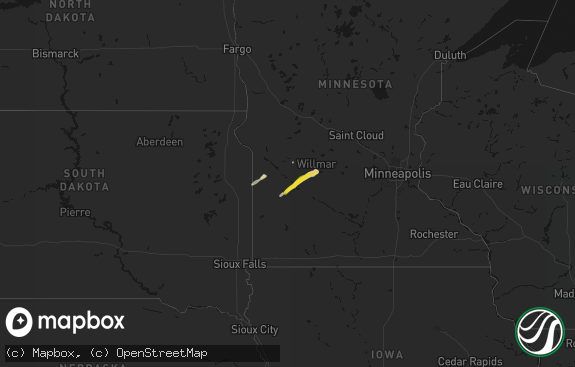 Hail map preview on 10-28-2026