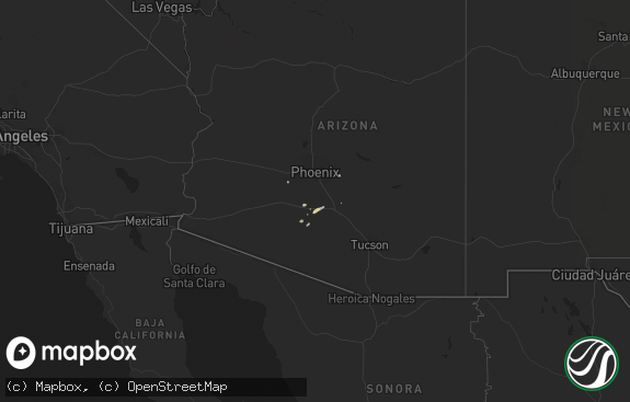 Hail map preview on 10-29-2015