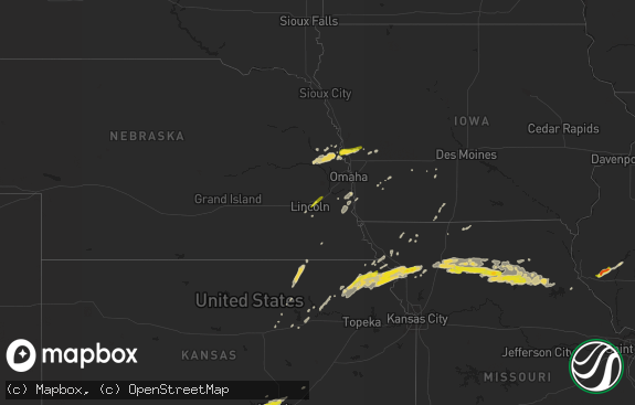 Hail map preview on 10-30-2013