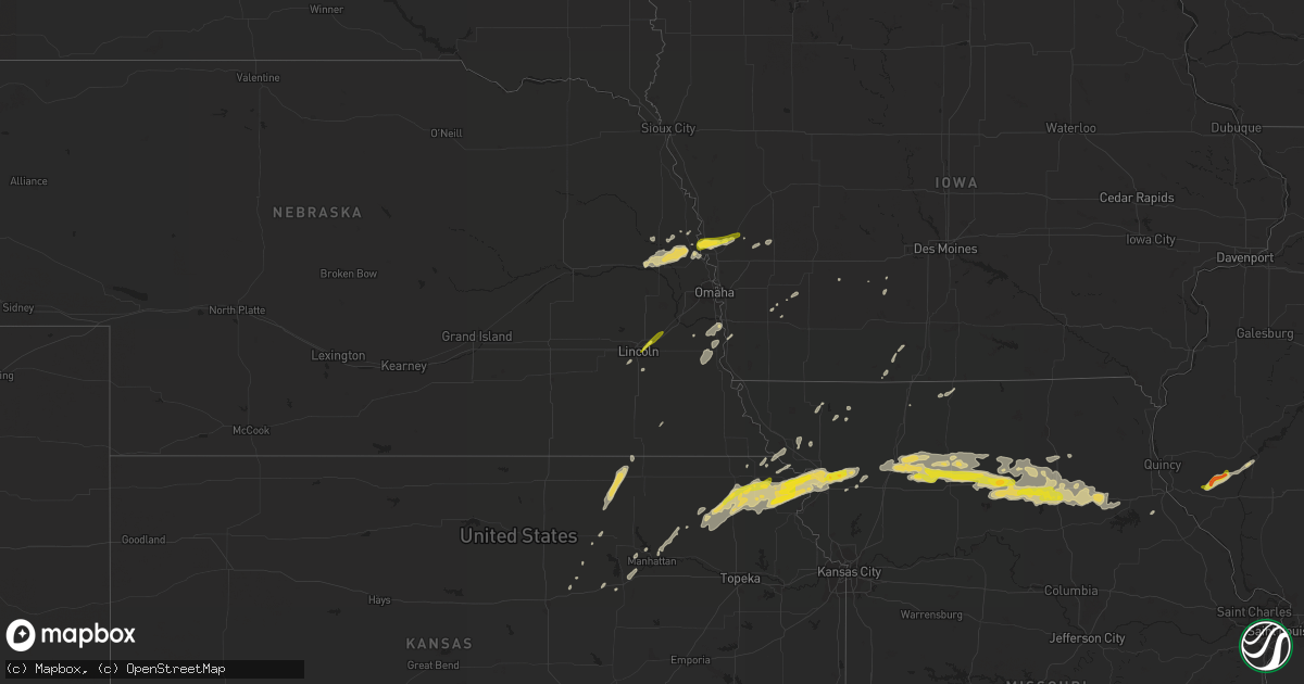 Hail map on October 30, 2013