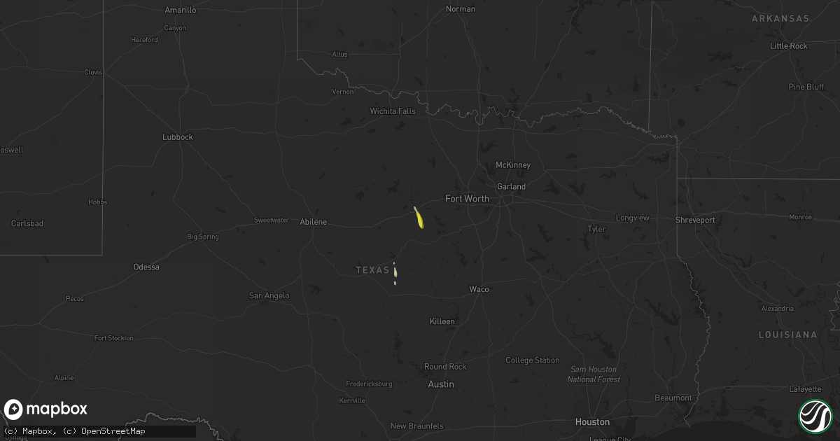 Hail map on October 30, 2014