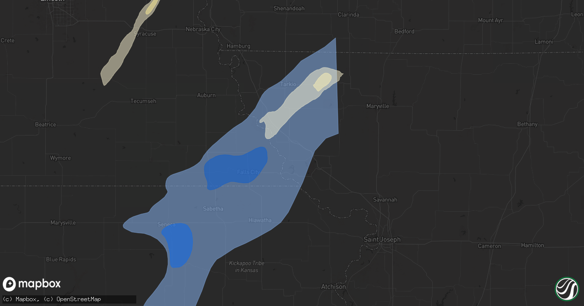 Hail map in Craig, MO on October 30, 2024