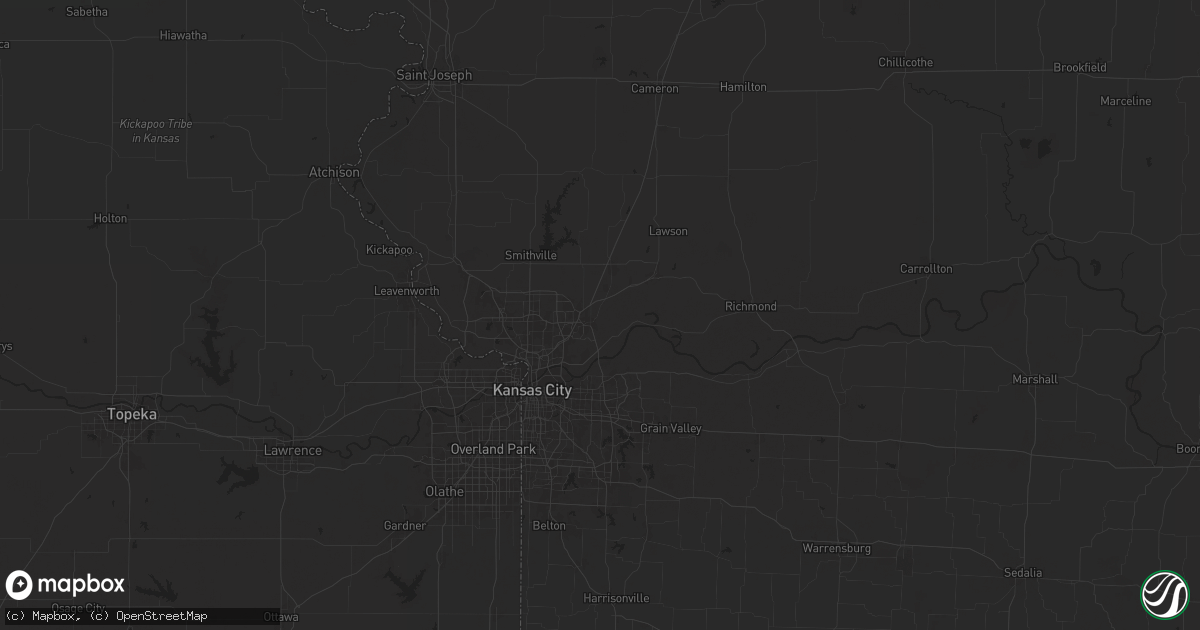 Hail map in Liberty, MO on October 30, 2024