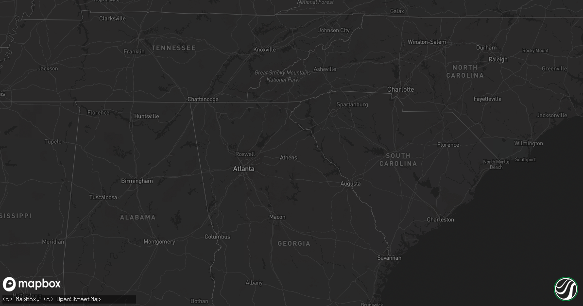 Hail map on October 31, 2012