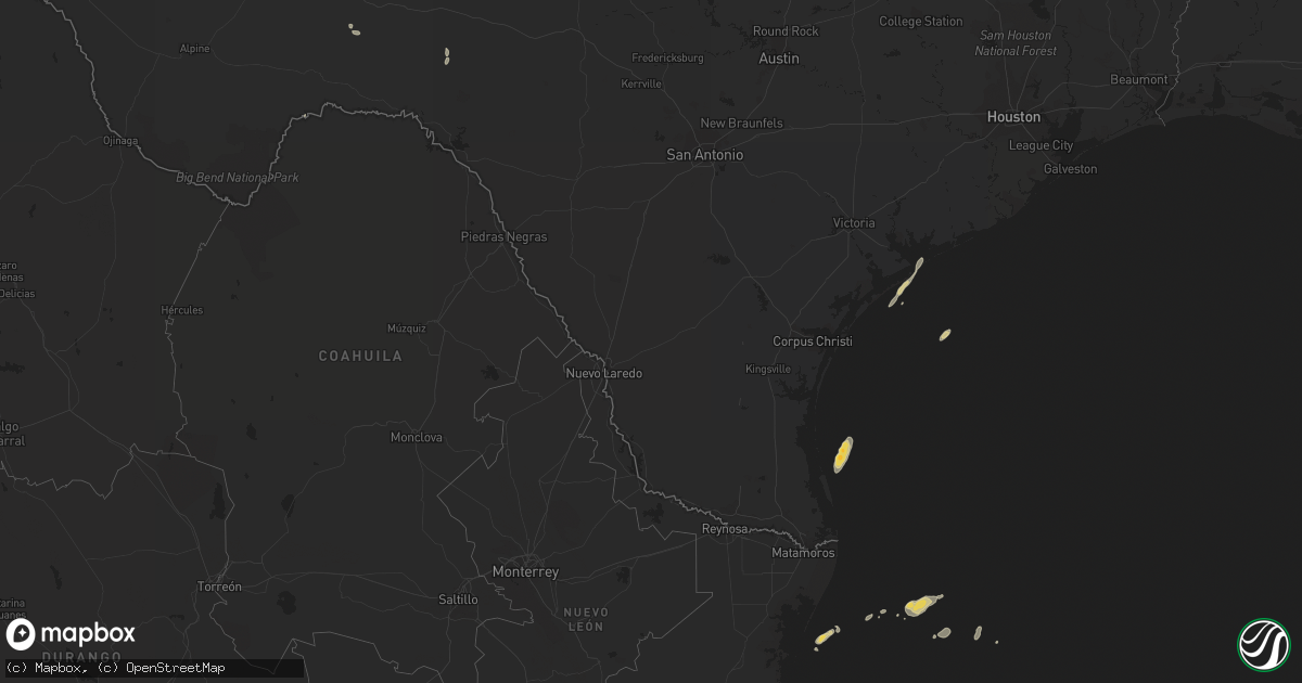Hail map on October 31, 2022