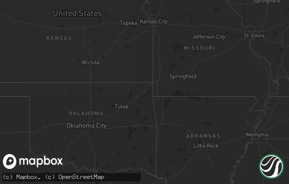 Hail map preview on 10-31-2024