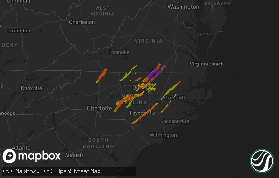Hail map preview on 11-01-2011