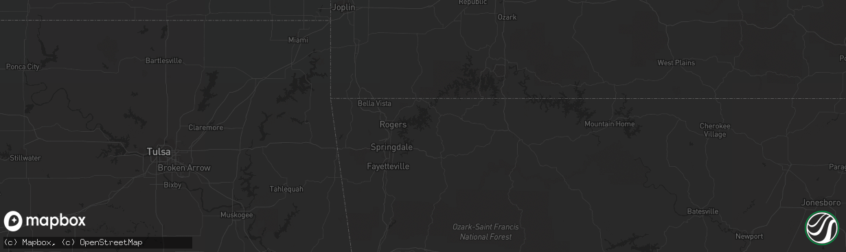 Hail map in Galena, IL on November 1, 2016