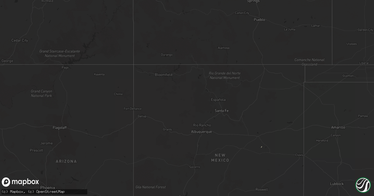 Hail map on November 2, 2014