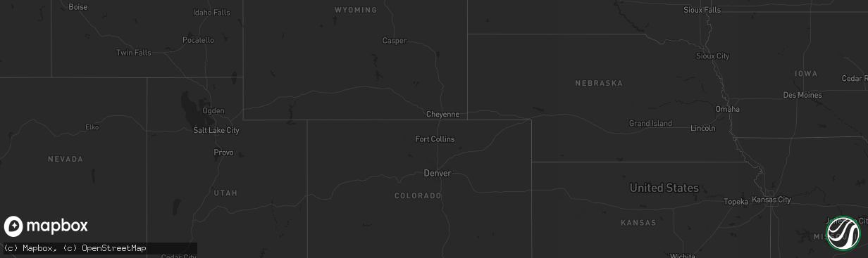 Hail map on November 2, 2015