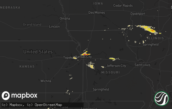 Hail map preview on 11-02-2016