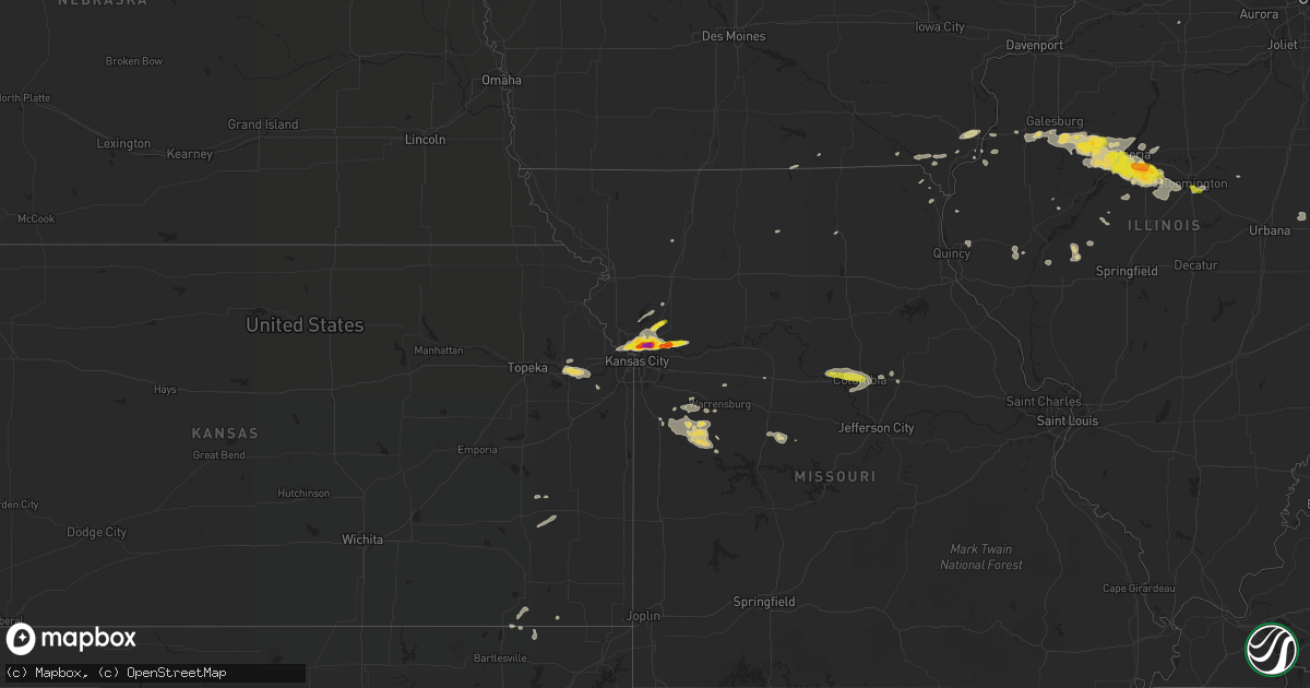 Hail map on November 2, 2016