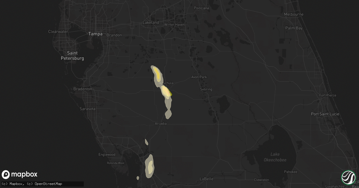 Hail map in Zolfo Springs, FL on November 2, 2022
