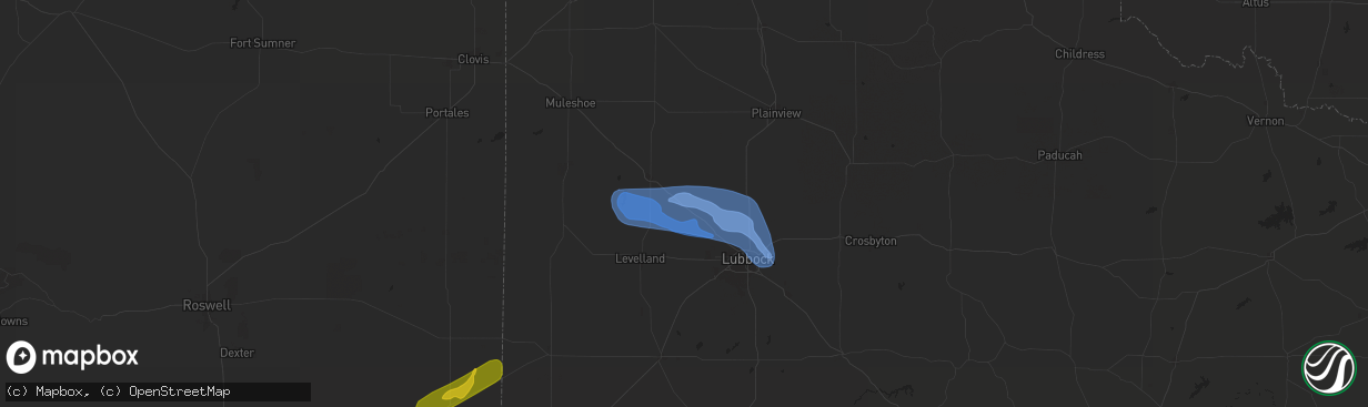 Hail map in Anton, TX on November 2, 2024