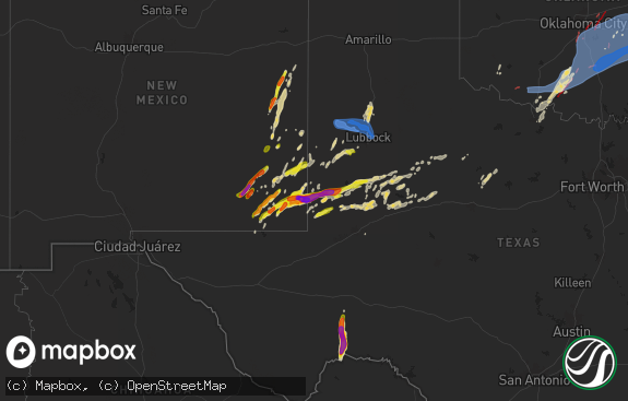 Hail map preview on 11-02-2024