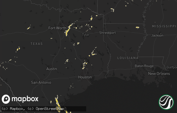 Hail map preview on 11-03-2012