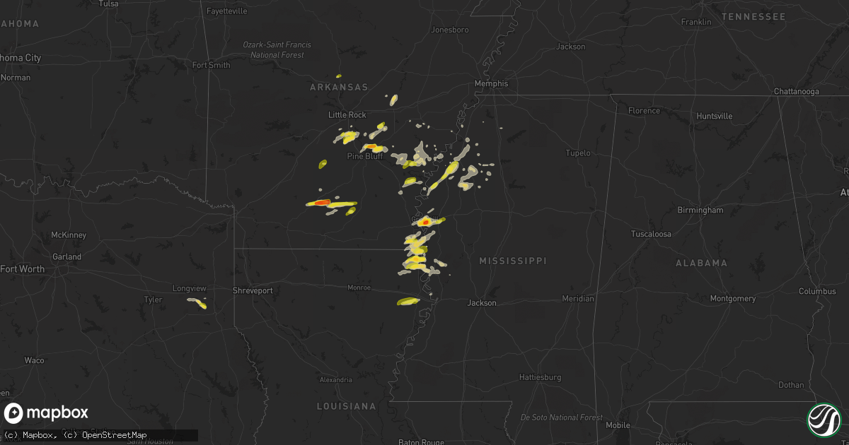 Hail map on November 3, 2017