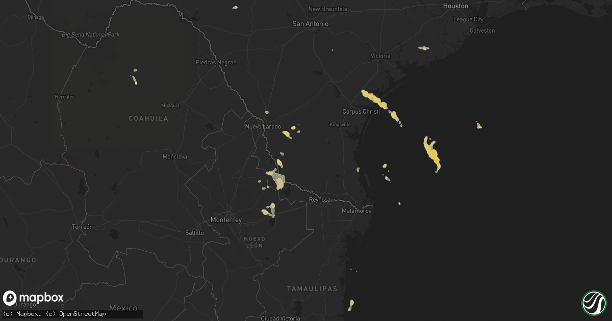 Hail map on November 3, 2021
