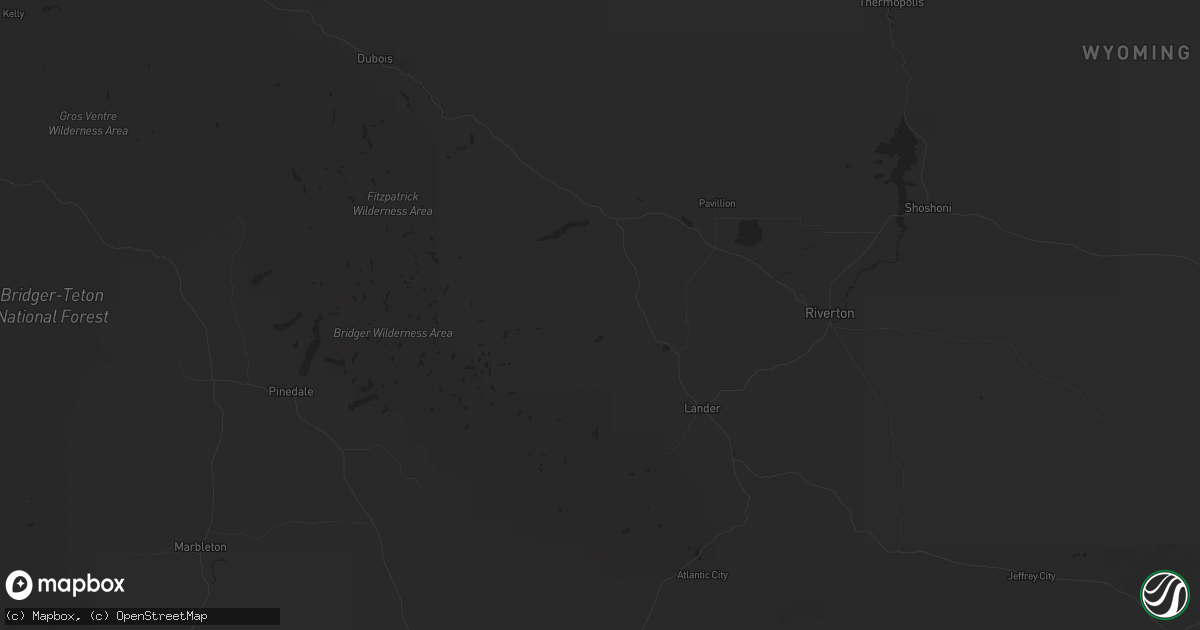 Hail map in Fort Washakie, WY on November 4, 2016
