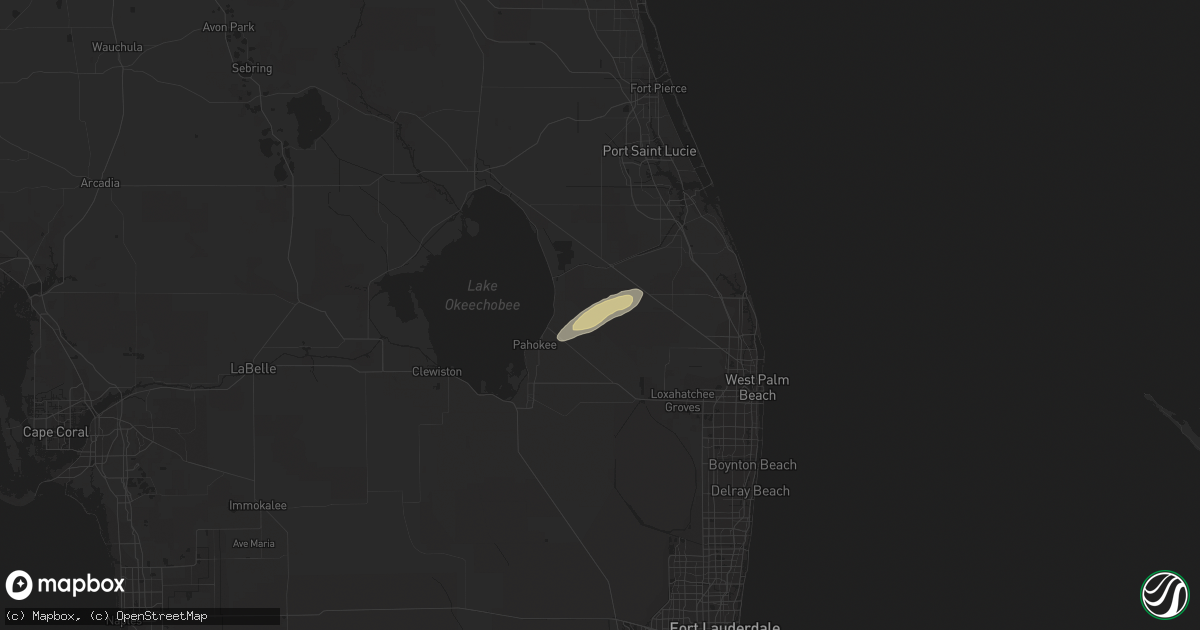 Hail map in Canal Point, FL on November 4, 2021