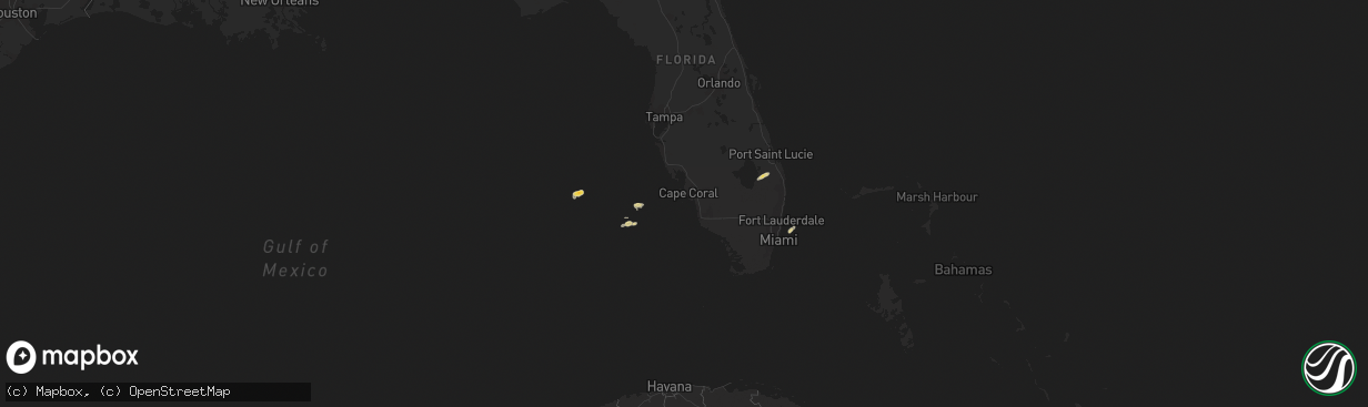Hail map on November 4, 2021