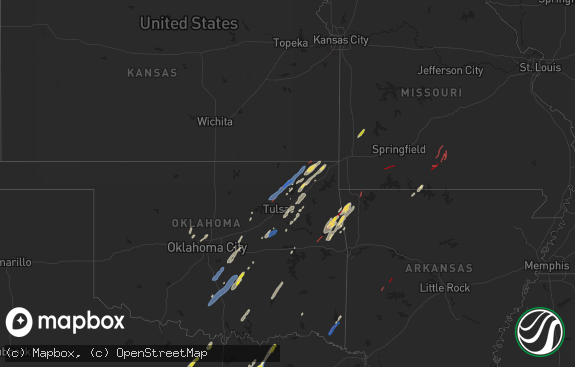 Hail map preview on 11-04-2024