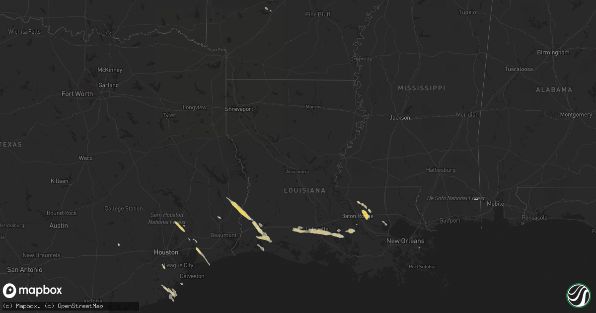 Hail map in Mississippi on November 5, 2012