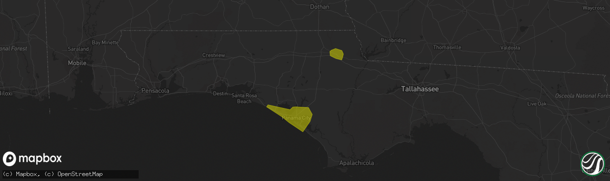 Hail map in Lynn Haven, FL on November 5, 2014