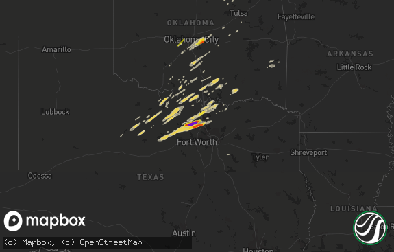 Hail map preview on 11-05-2015