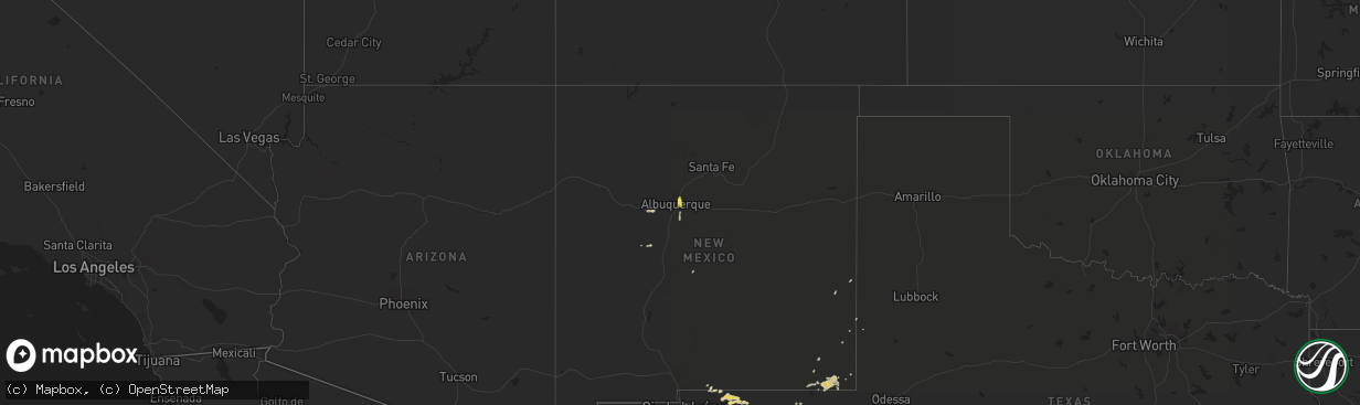 Hail map on November 5, 2016