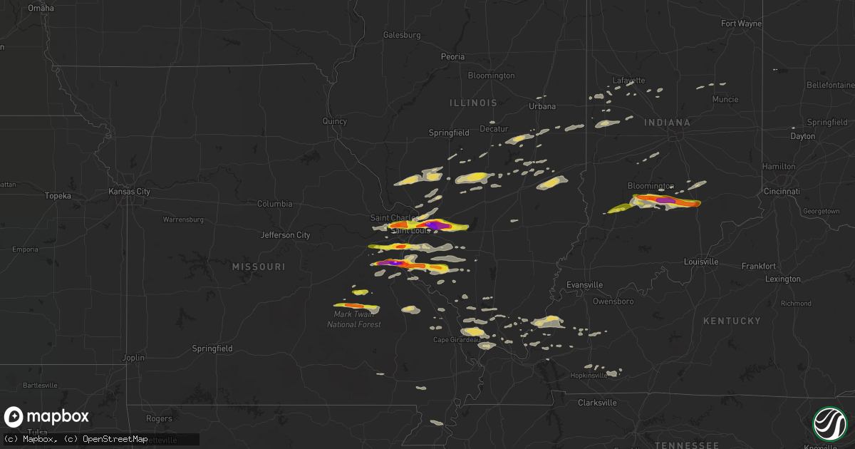 Hail map on November 5, 2017