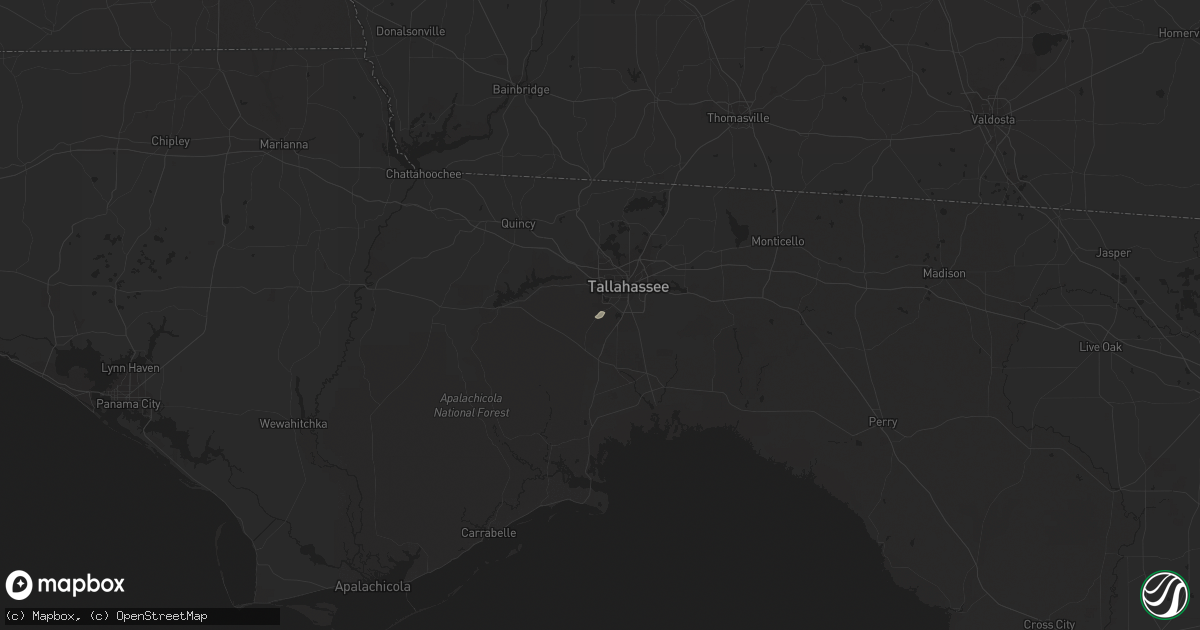 Hail map in Tallahassee, FL on November 5, 2019