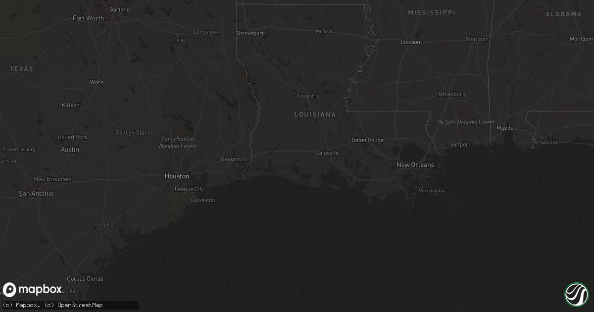 Hail map on November 5, 2019