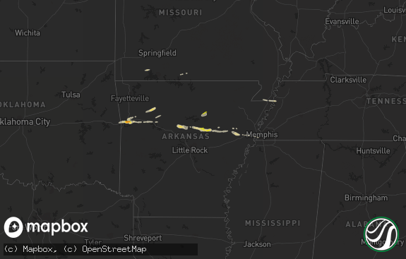 Hail map preview on 11-06-2017