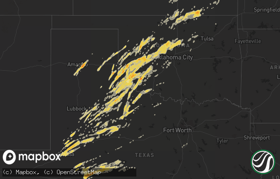 Hail map preview on 11-07-2011