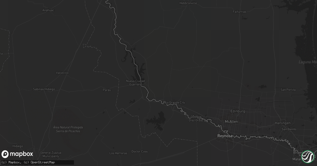 Hail map in Roma, TX on November 7, 2016