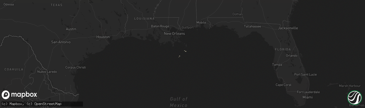 Hail map on November 7, 2020