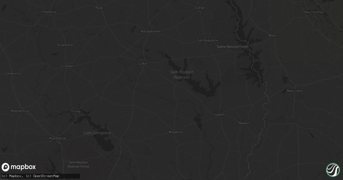 Hail map in Tyler, TX on November 8, 2011